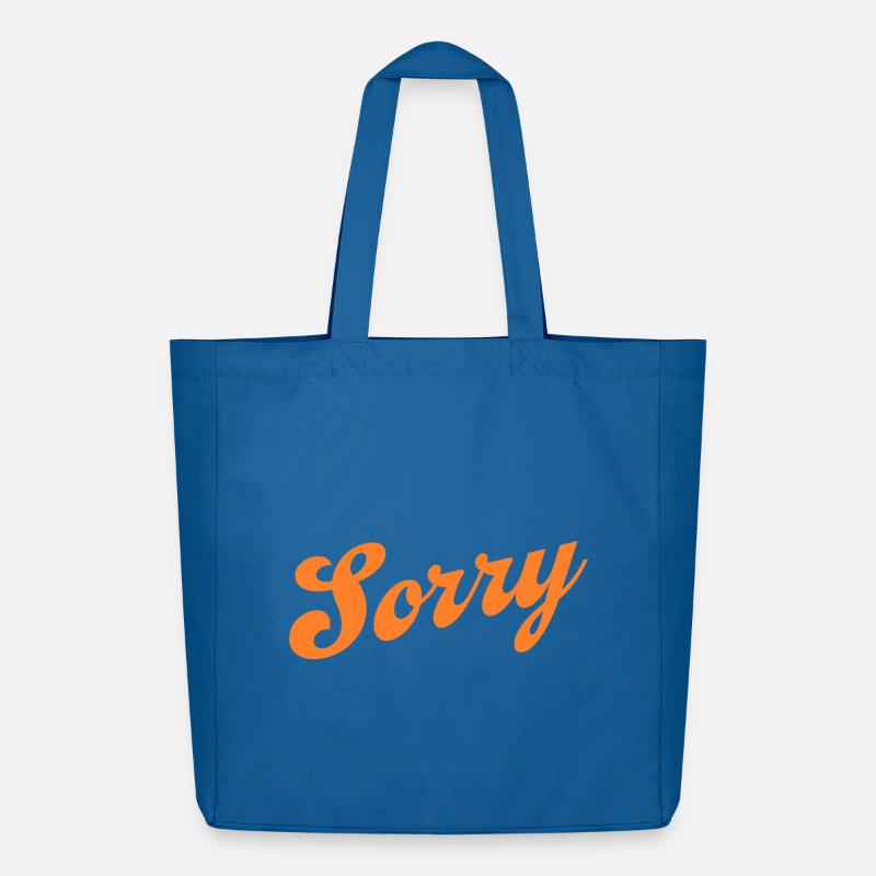 Désolé – Déclaration minimaliste - Tote bag Stanley/Stella Midweight recyclé - bleu attentif