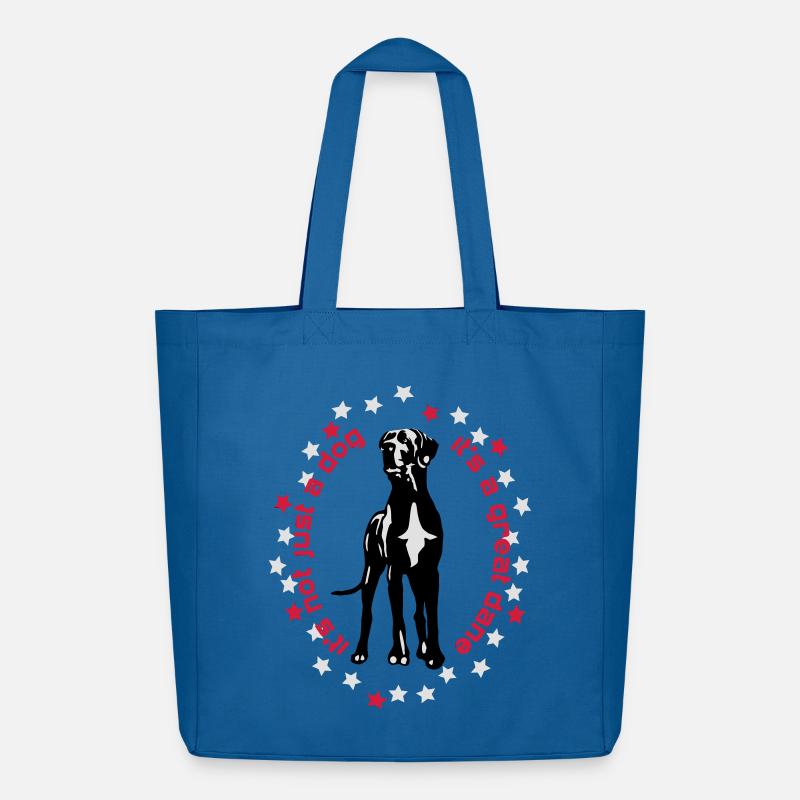 it's a great dane Great Dane foregoing - Midweight Recycled Tote Bag by Stanley/Stella - mindful blue
