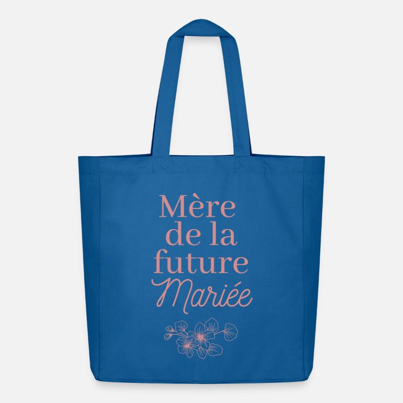 Mère de la future Mariée. EVJF Team future mariée  - Tote bag Stanley/Stella Midweight recyclé - bleu attentif