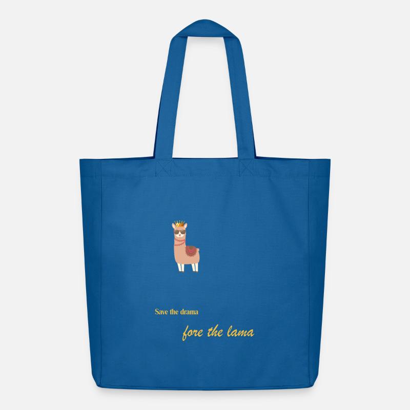 Regal Llama Crown Tee - Midweight recycelter Stoffbeutel von Stanley/Stella - Achtsames Blau