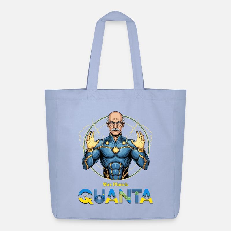 Quanta-Planck-Superheld - Midweight recycelter Stoffbeutel von Stanley/Stella - Sky