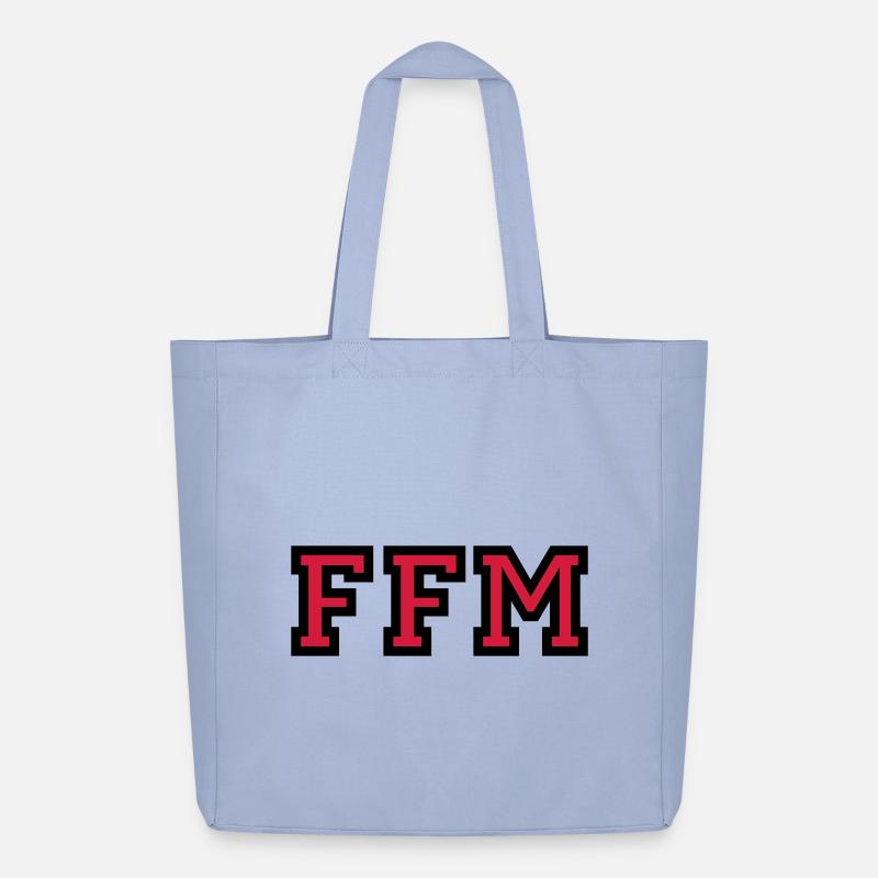 Frankfurt am Main FFM College Style - Midweight recycelter Stoffbeutel von Stanley/Stella - Sky