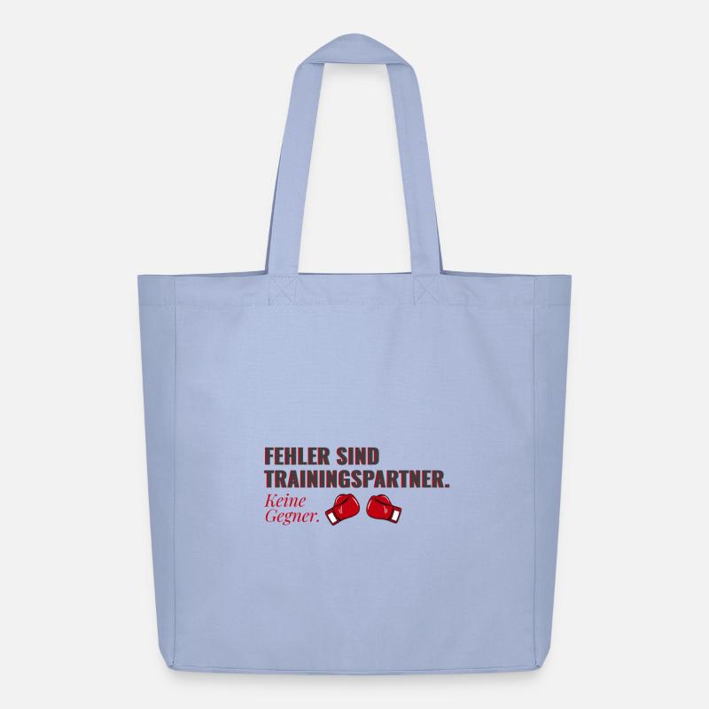Fehler sind Trainingspartner – Mindset Shirt - Midweight recycelter Stoffbeutel von Stanley/Stella - Sky