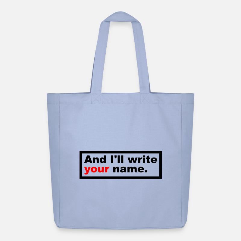 And I'll write your name. - Midweight recycelter Stoffbeutel von Stanley/Stella - Sky