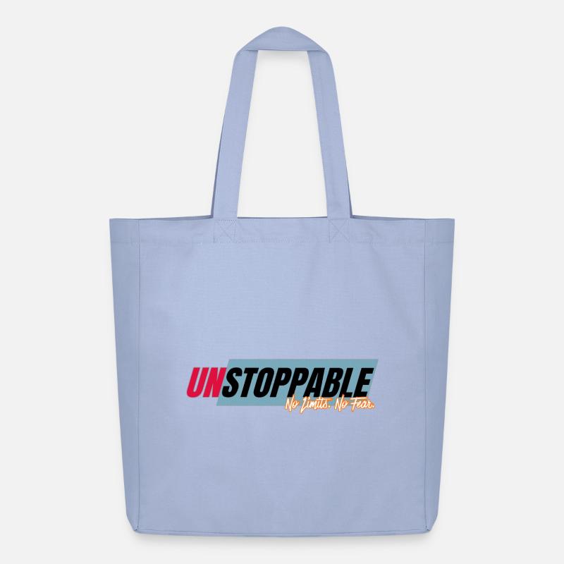 Unstoppable without limits - Midweight Recycled Tote Bag by Stanley/Stella - sky