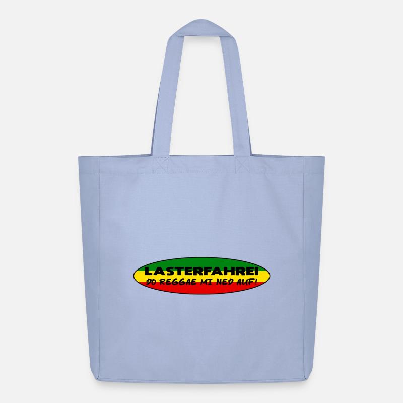LASTERFAHREI - Do Reggae Mi Ned Auf! REGGAE Oval - Midweight recycelter Stoffbeutel von Stanley/Stella - Sky