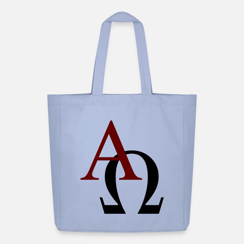 Alpha und Omega - Midweight recycelter Stoffbeutel von Stanley/Stella - Sky