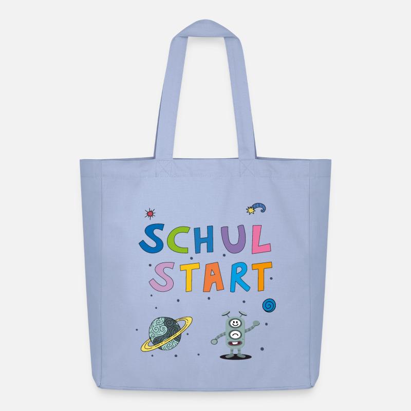Schulstart Schulkind - Midweight recycelter Stoffbeutel von Stanley/Stella - Sky