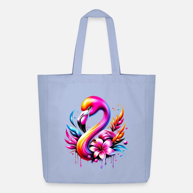 Flamingo - Midweight recycelter Stoffbeutel von Stanley/Stella - Sky