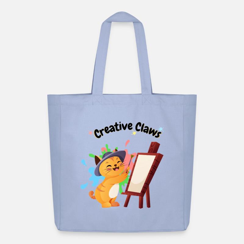creative_claws - Midweight recycelter Stoffbeutel von Stanley/Stella - Sky