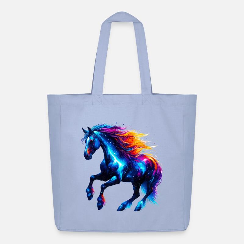 Pferd - Midweight recycelter Stoffbeutel von Stanley/Stella - Sky