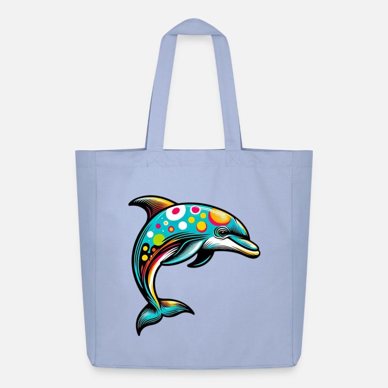Delfin - Midweight recycelter Stoffbeutel von Stanley/Stella - Sky