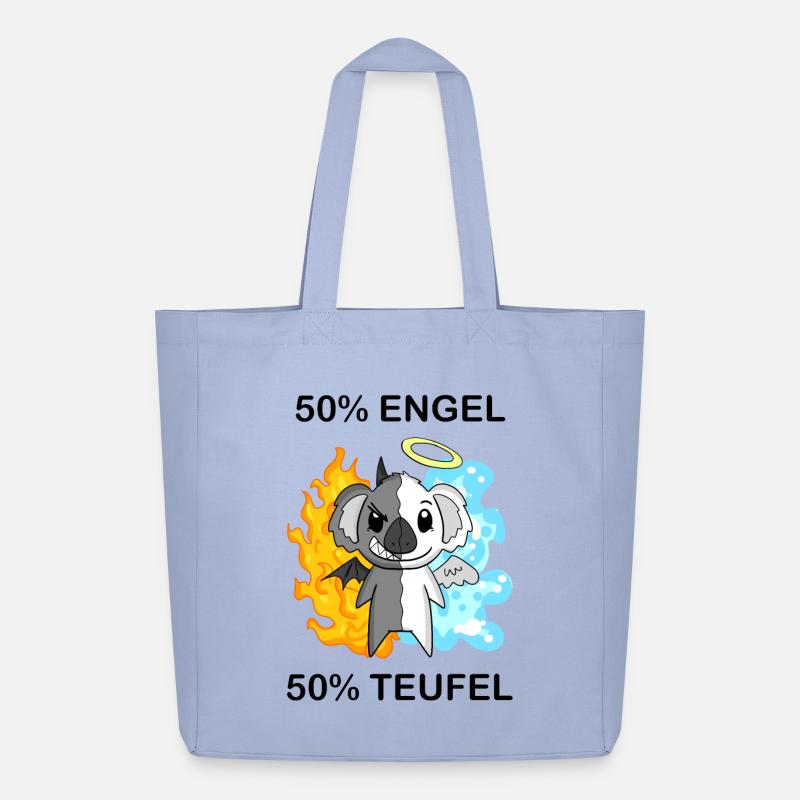 Koala - Engel und Teufel - Midweight recycelter Stoffbeutel von Stanley/Stella - Sky
