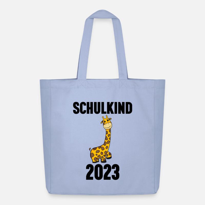 Schuldkind Einschulung 2023 - Midweight recycelter Stoffbeutel von Stanley/Stella - Sky