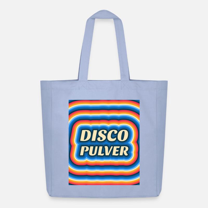 Disco Pulver Retro Logo - Midweight recycelter Stoffbeutel von Stanley/Stella - Sky