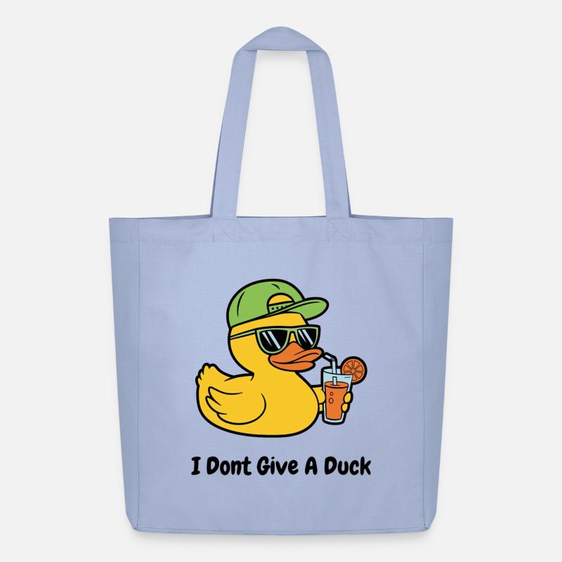Zero Ducks Given – Cool Duck Funny Shirt - Midweight recycelter Stoffbeutel von Stanley/Stella - Sky