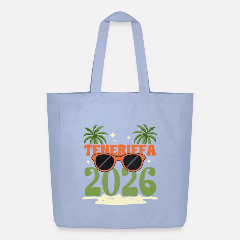 Teneriffa 2026 - Midweight recycelter Stoffbeutel von Stanley/Stella - Sky