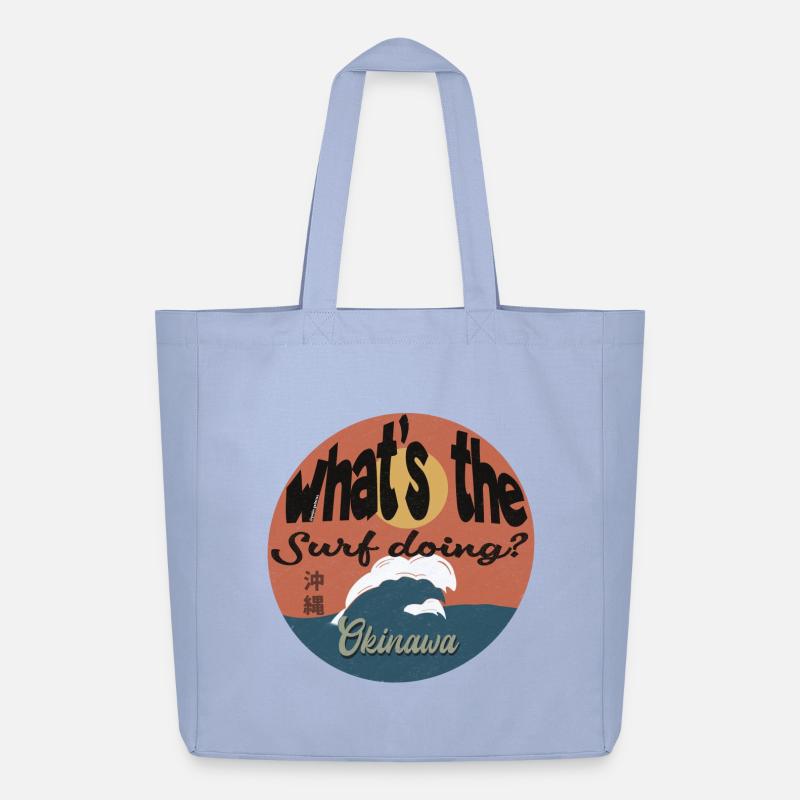 What’s The Surf Doing - Midweight recycelter Stoffbeutel von Stanley/Stella - Sky