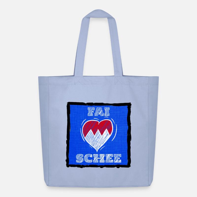 FAI SCHEE - Franconian dialect is nice. - Midweight Recycled Tote Bag by Stanley/Stella - sky