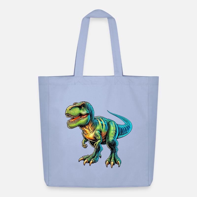 Dinosaurier - Midweight recycelter Stoffbeutel von Stanley/Stella - Sky