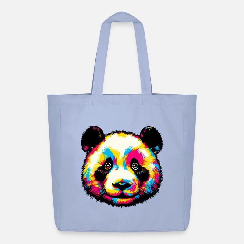 Panda - Midweight recycelter Stoffbeutel von Stanley/Stella - Sky