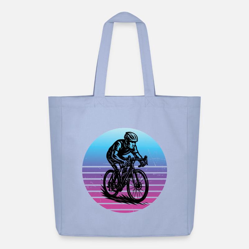 Conception de vélo de route compact pour vélo de route - Tote bag Stanley/Stella Midweight recyclé - ciel
