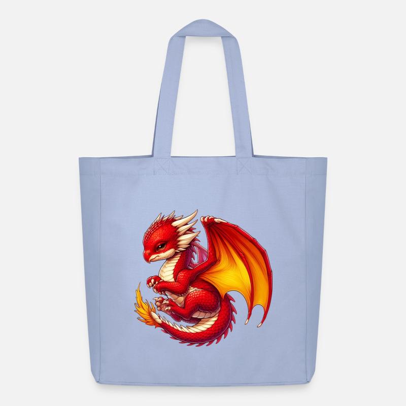 Drache - Midweight recycelter Stoffbeutel von Stanley/Stella - Sky