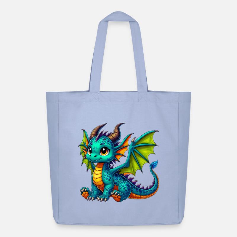 Drache - Midweight recycelter Stoffbeutel von Stanley/Stella - Sky