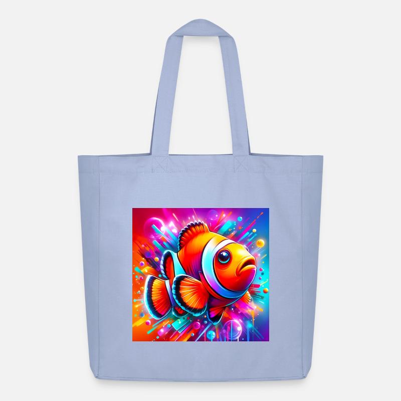 Clownfisch - Midweight recycelter Stoffbeutel von Stanley/Stella - Sky