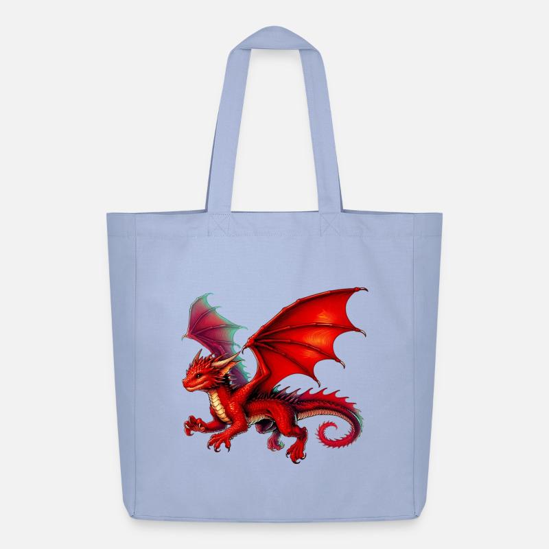 Drache - Midweight recycelter Stoffbeutel von Stanley/Stella - Sky