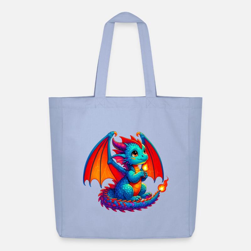 Drache - Midweight recycelter Stoffbeutel von Stanley/Stella - Sky