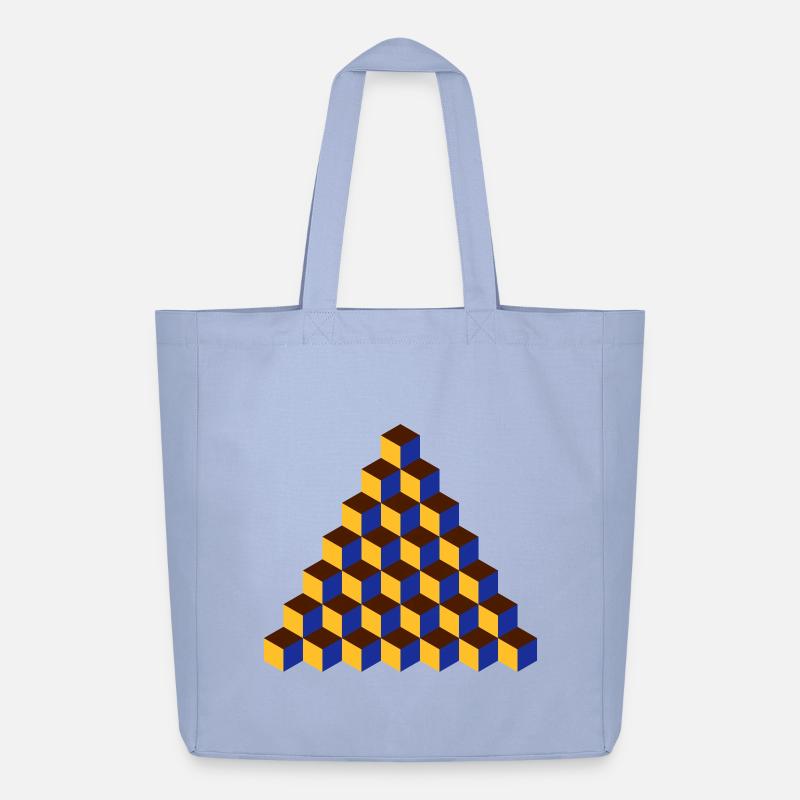 Pattern (7) - Midweight Recycled Tote Bag by Stanley/Stella - sky