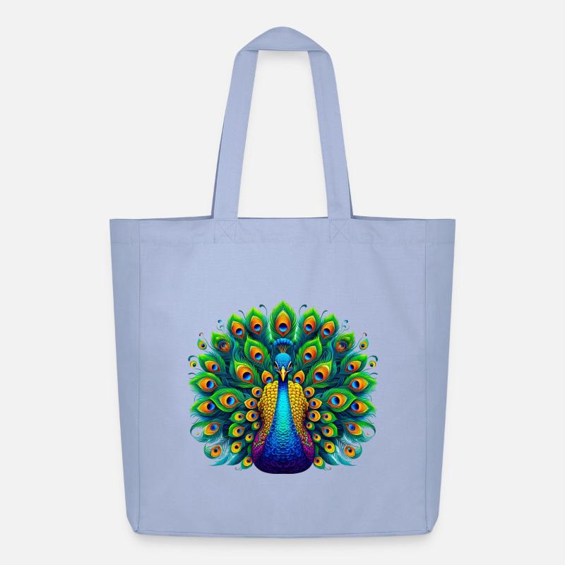 Pfau - Midweight recycelter Stoffbeutel von Stanley/Stella - Sky