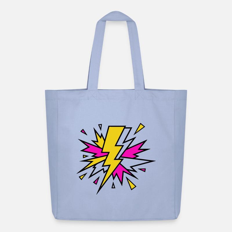 Explosion de néons à faisceau jaune - Tote bag Stanley/Stella Midweight recyclé - ciel