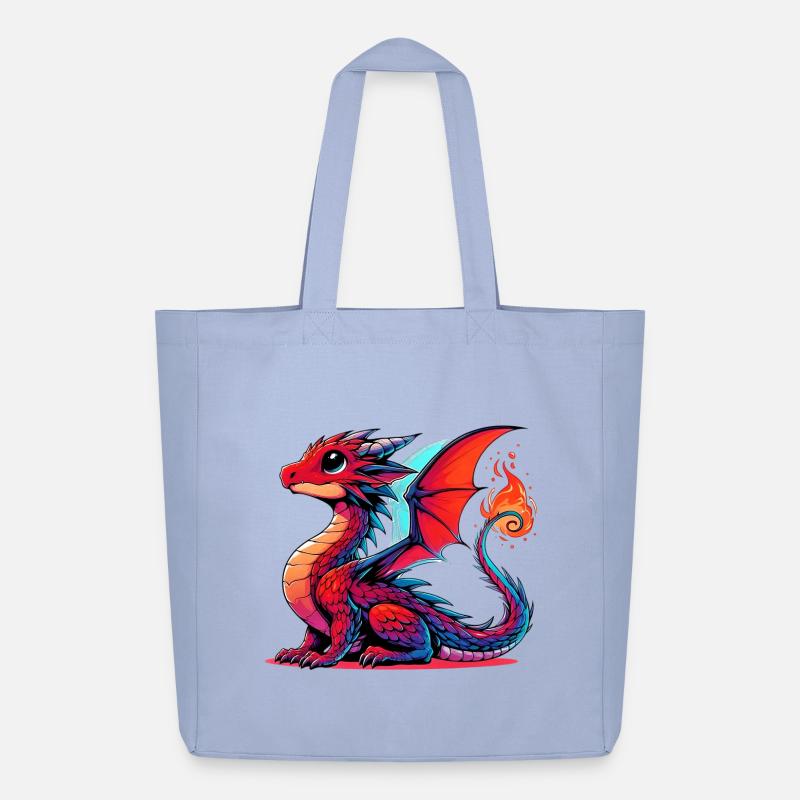 Drache - Midweight recycelter Stoffbeutel von Stanley/Stella - Sky