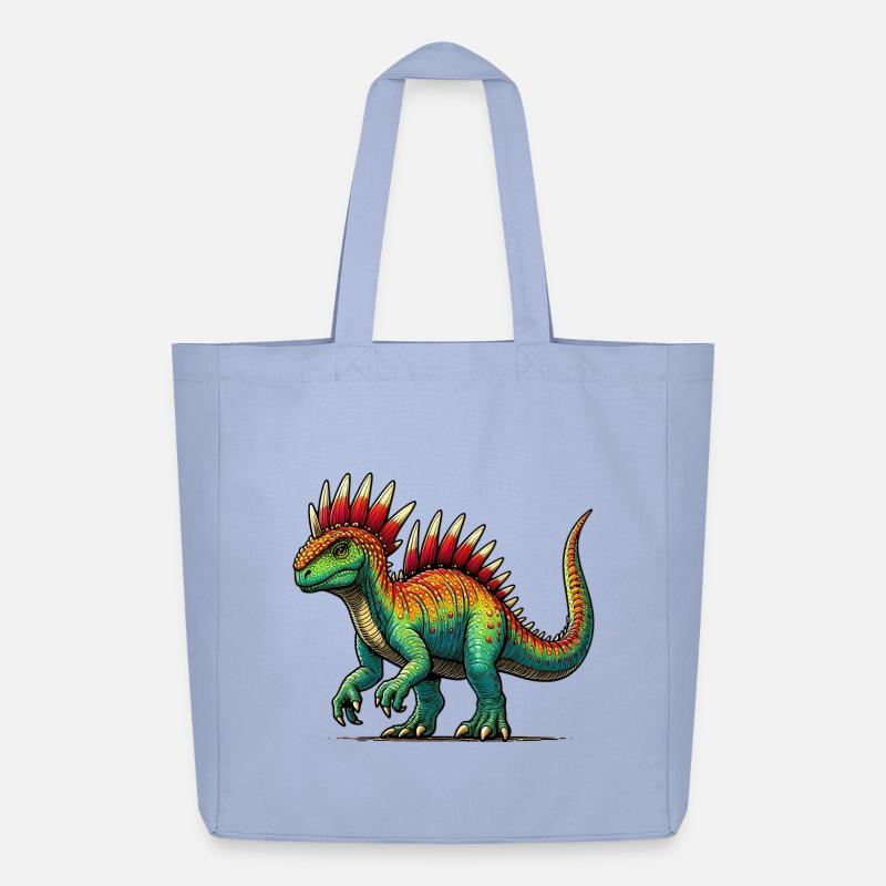 Dinosaurier - Midweight recycelter Stoffbeutel von Stanley/Stella - Sky