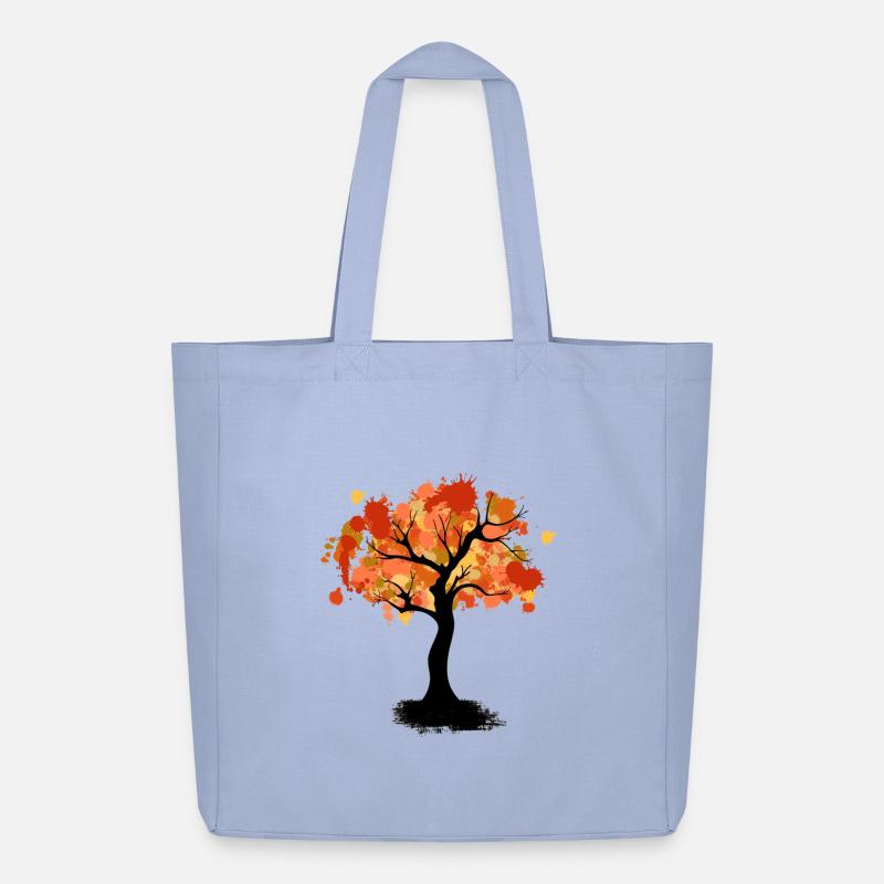 Herbstbaum - Midweight recycelter Stoffbeutel von Stanley/Stella - Sky