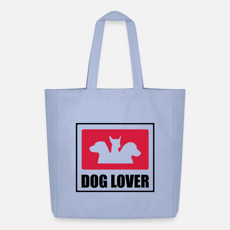 Dog Lover - Midweight recycelter Stoffbeutel von Stanley/Stella - Sky