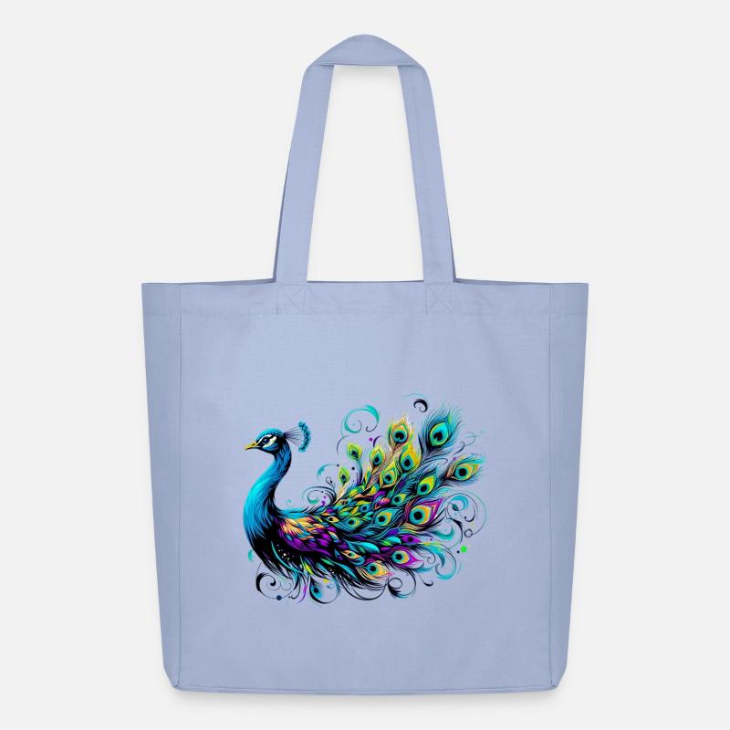 Pfau - Midweight recycelter Stoffbeutel von Stanley/Stella - Sky