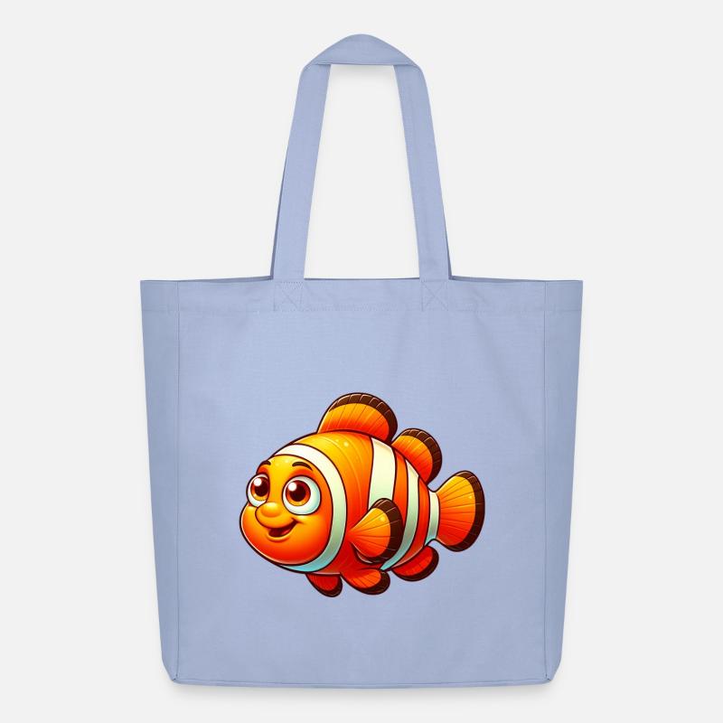 Clownfisch - Midweight recycelter Stoffbeutel von Stanley/Stella - Sky
