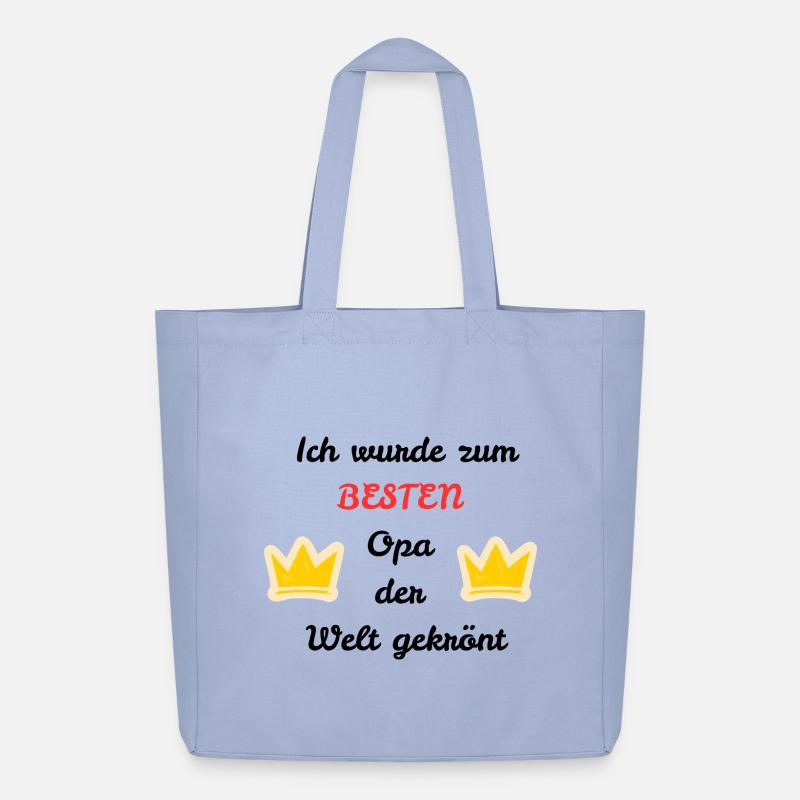 Bester Opa - Midweight recycelter Stoffbeutel von Stanley/Stella - Sky