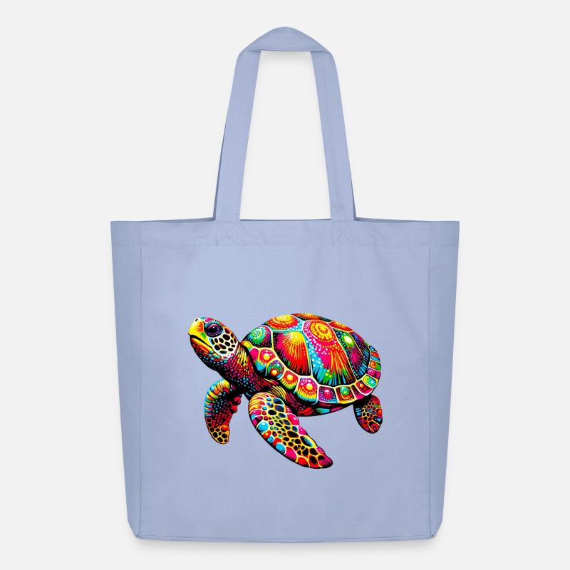 Schildkröte - Midweight recycelter Stoffbeutel von Stanley/Stella - Sky