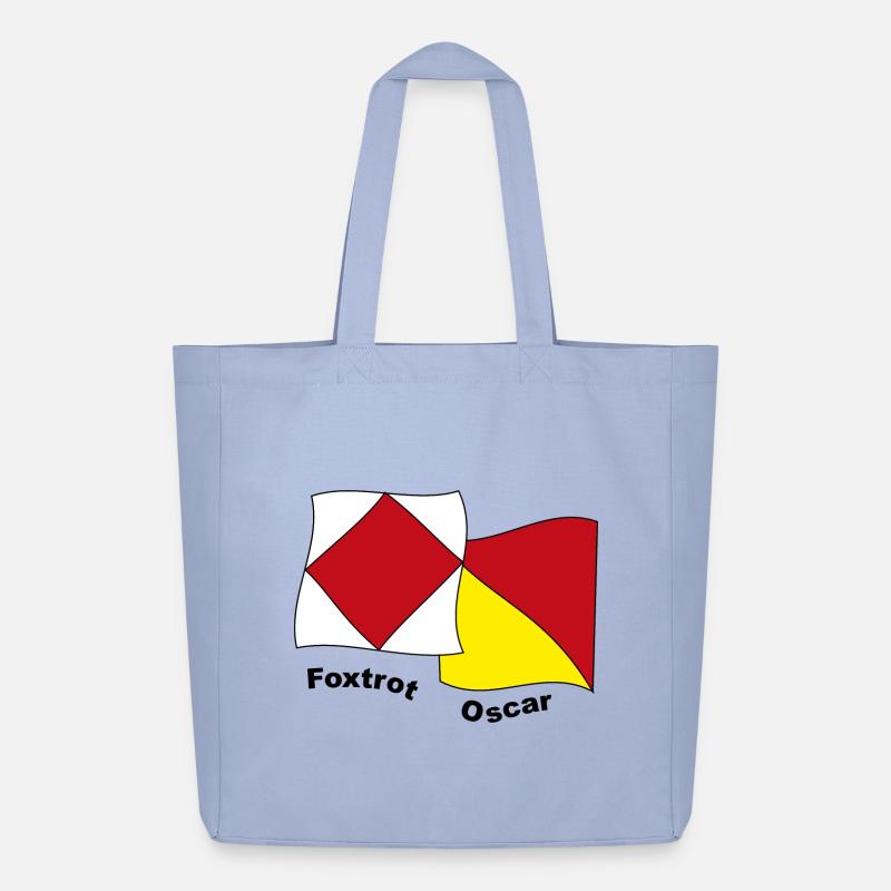 Foxtrott-Oscar - Midweight recycelter Stoffbeutel von Stanley/Stella - Sky
