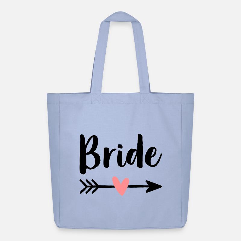 Bride Amor Pfeil Junggesellenabschied Geschenk - Midweight recycelter Stoffbeutel von Stanley/Stella - Sky