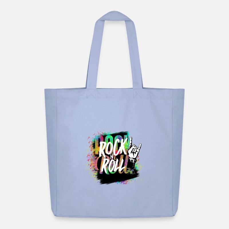 Rock n Roll Farbexplosion - Midweight recycelter Stoffbeutel von Stanley/Stella - Sky