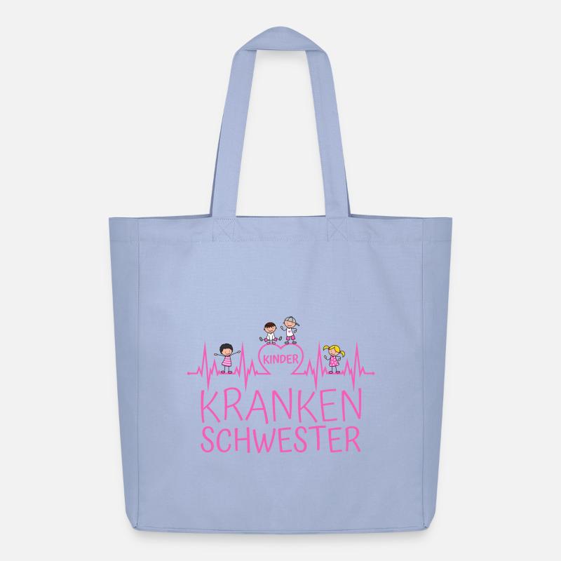 Kinderkrankenschwester Kinder Krankenschwester - Midweight recycelter Stoffbeutel von Stanley/Stella - Sky