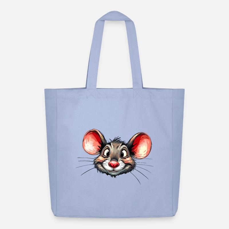 Maus - Midweight recycelter Stoffbeutel von Stanley/Stella - Sky