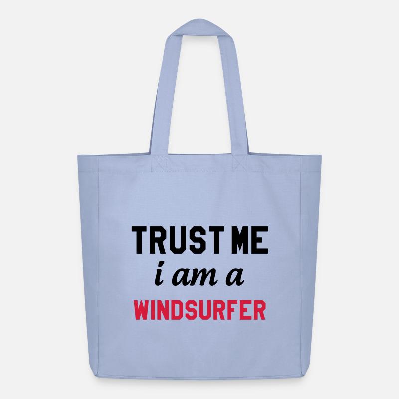 Windsurfen / Windsurfer / Windsurf / Windsurfing - Midweight recycelter Stoffbeutel von Stanley/Stella - Sky