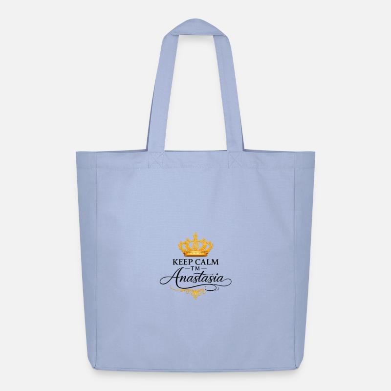 Keep Calm Anastasia Krone - Midweight recycelter Stoffbeutel von Stanley/Stella - Sky
