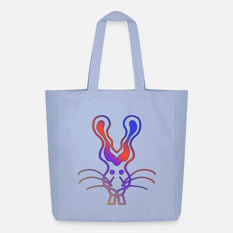 Angry Rabbit - Midweight recycelter Stoffbeutel von Stanley/Stella - Sky
